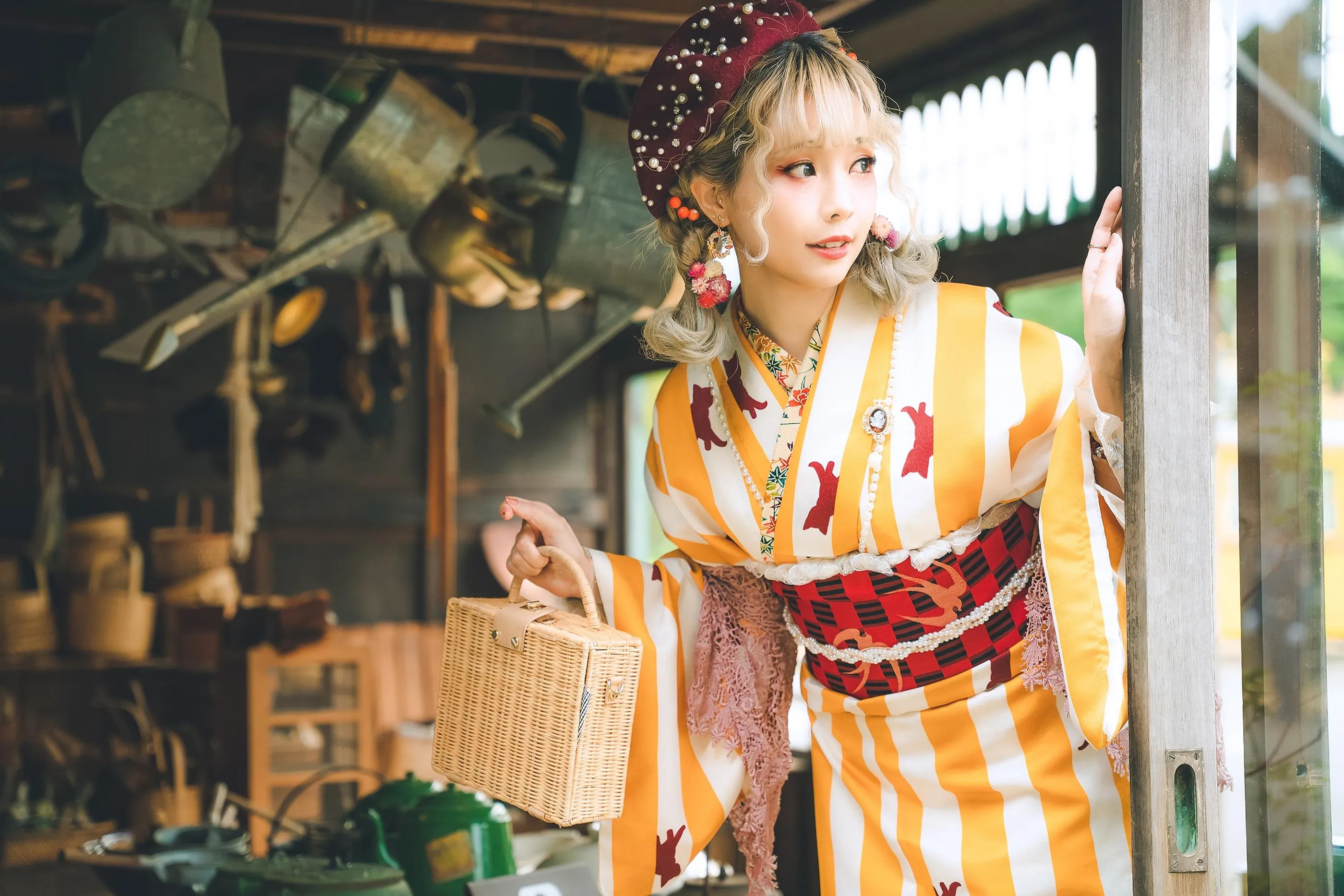 ElyEE子 – NO.90 [2020 Ely Collection] Digital photo set 10套-6 Retro Kimono II [62P]插图9